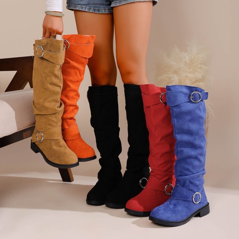 Knee High Boots Women - Vintage Western Style Knee High Boots,