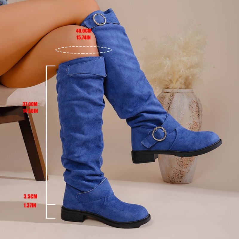 Vintage Western Style Knee Hig - Knee High Boots Women review and price