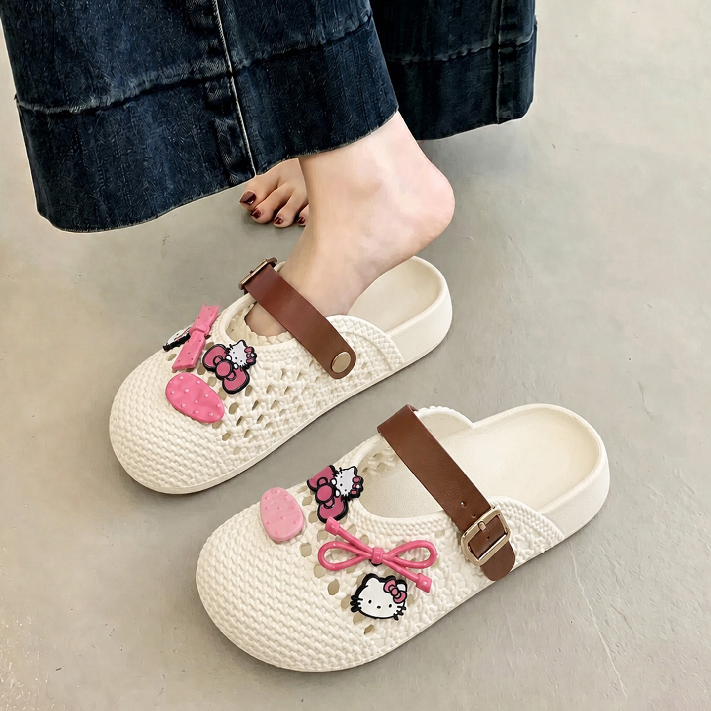 Summer Women Hollow Out Slippe - Mule Slip On review and price