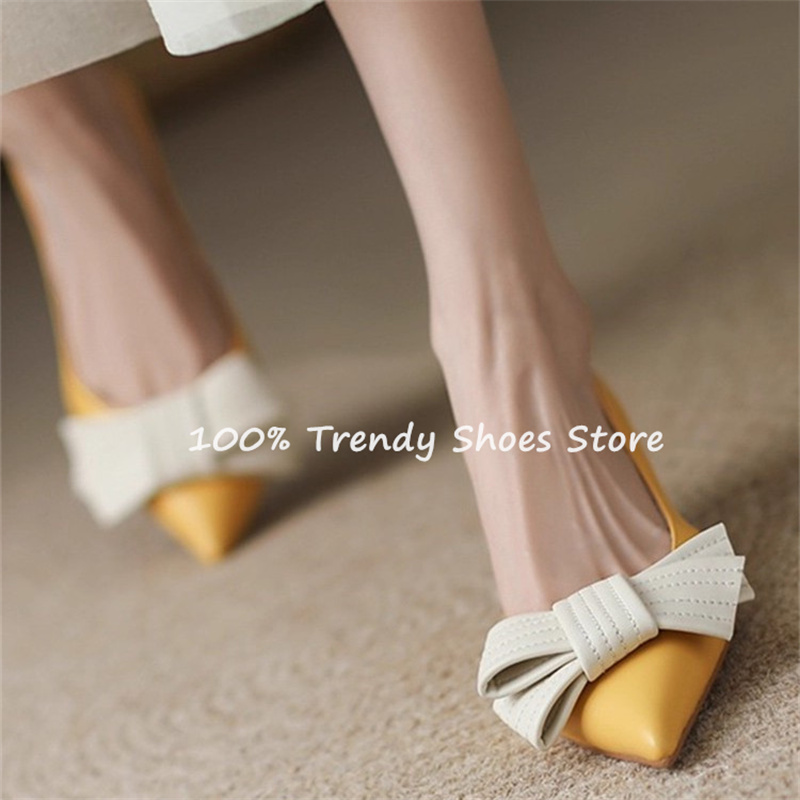 Butterfly Knot Decor Women Sli - Women'S Shoes Quality review and price