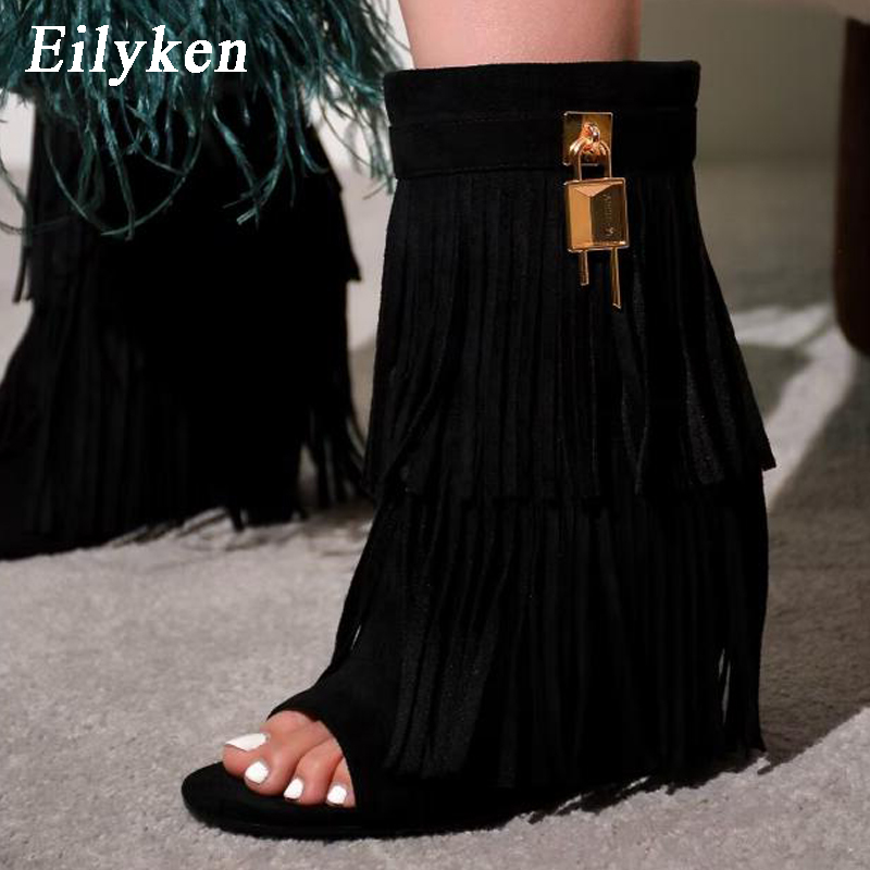 Eilyken Designer Fringe Wedges - Women'S Shoes Quality review and price